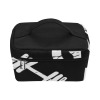 Black Cosmetic Bag (Model 1658) with 'LIFT' design, featuring a handle and zipper, made of polyester for makeup storage.