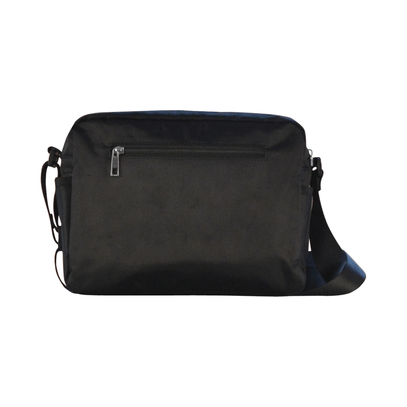 Black Classic Cross-body Nylon Bag Model 1632, waterproof nylon, adjustable strap, Inkedjoy