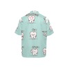 Turquoise Grooming Jacket (H53) with tooth pattern and 'WELCOME', 'OK', 'STOP!' text.