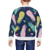 Kid's Crewneck Sweatshirt H29 with Colorful Pineapple Pattern