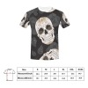 Men's All Over Print T-shirt (Model T40) - Sugar Skull Design