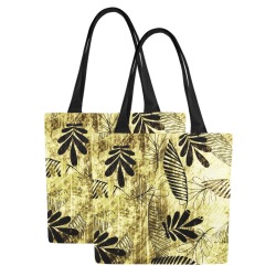 Canvas Tote Bag (Model1657) (Set of 2)