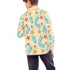 Big Boys' Long Sleeve Polo Shirt T73 with Surfboard Print