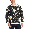 Men's All Over Print Sweatshirt (Model H18) with Egg and Bacon Design