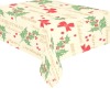 Thickiy Ronior Tablecloth 84"x 60" with festive print, perfect for dining and parties.