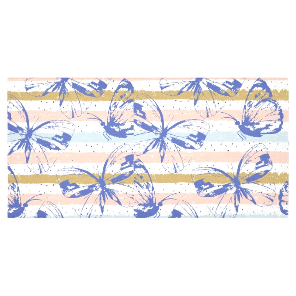 120" x 60" Polyester Tablecloth with Butterfly Pattern