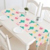 Thickiy Ronior Table Runner with Cactus Pattern on Table, 100% Polyester