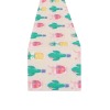 Thickiy Ronior Table Runner with cactus pattern, 100% Polyester, 14x72 inches, suitable for table, desk, mantel, etc.