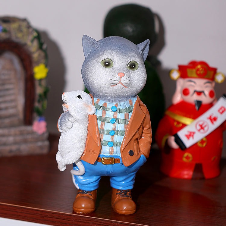 Figurine displayed as a decorative piece on an indoor shelf