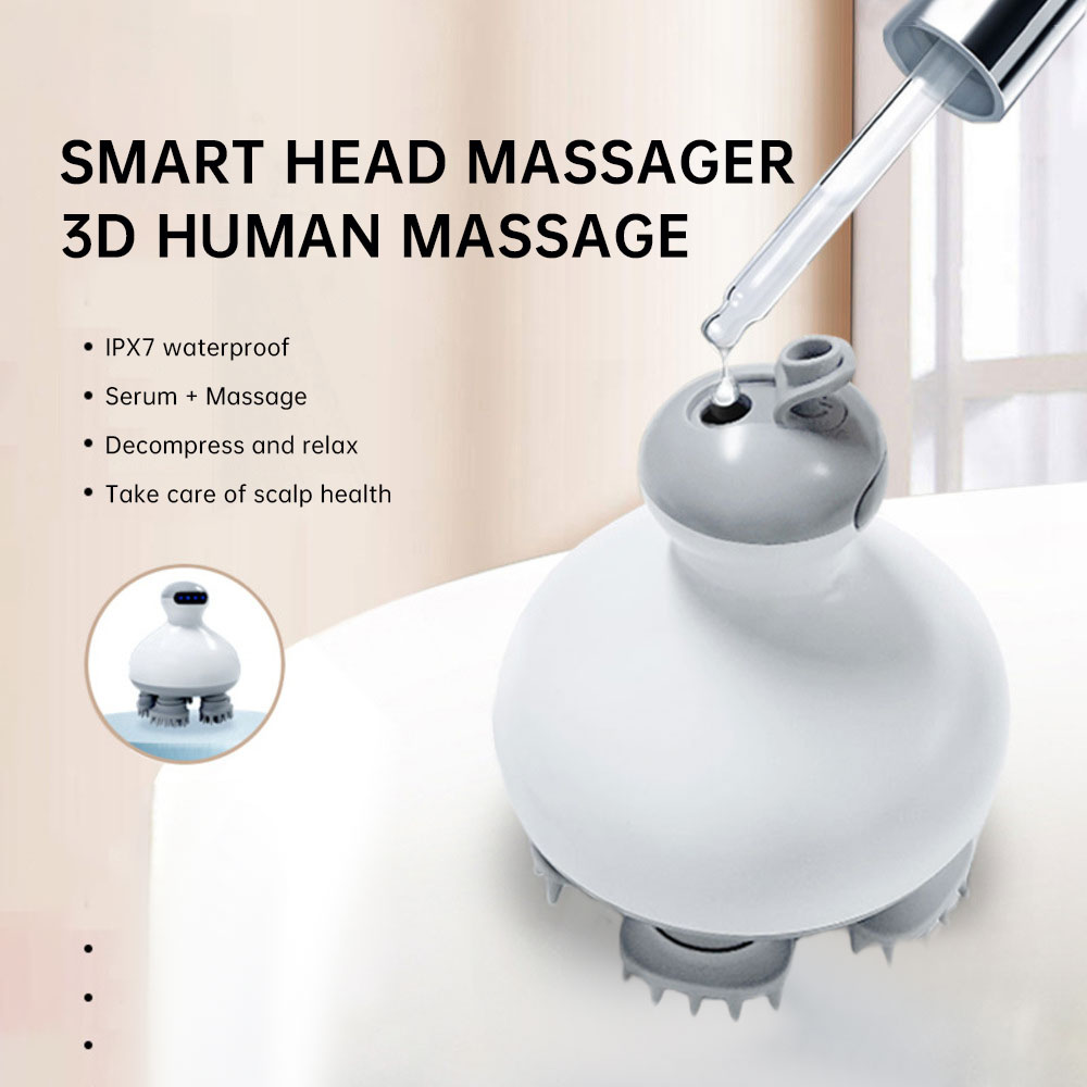 Head Massage Health Care Antistress Relax Body Massagem Deep Tissue Electric Vibrating Head Massager