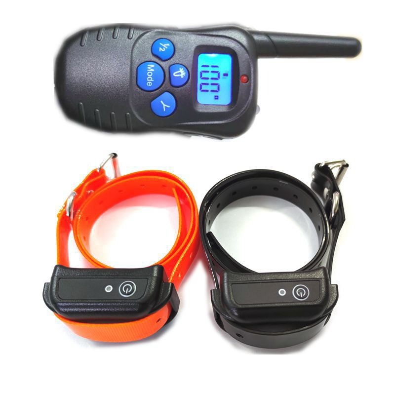 Pet Training Collar Anti Barking Device Waterproof Rechargeable Electric Shock Dog Training Collar