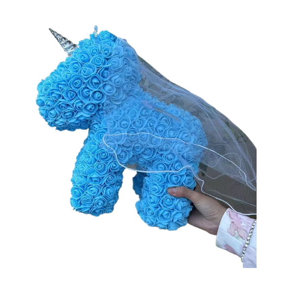 Eternal flower unicorn foam rose bear Valentine's Day gift to girlfriend birthday Qixi gift