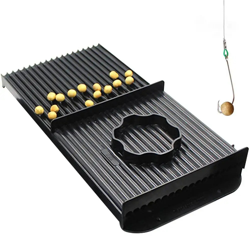Boilie Roller Black Boilie Rolling Table Portable Funny Bait Maker Ball Making Fishing Pond Ball