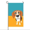 Beagle garden flag 36x60 inch, twin-sided design, outdoor yard decor, polyester material.