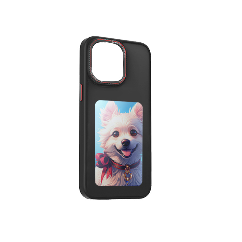 Trending designer Luxury Black NFC smart E ink screen Display mobile phone cover for fundas iphone