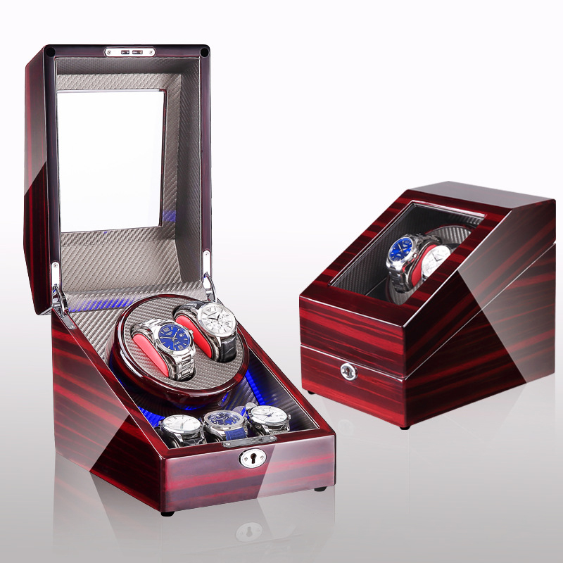 Automatic watches left loose on a dresser tray