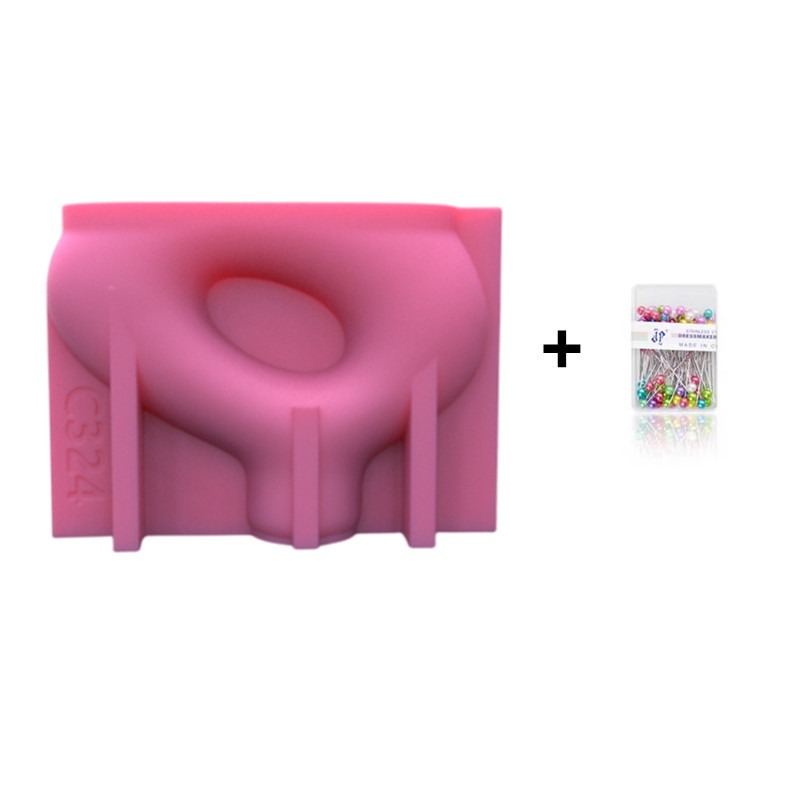 Simple twisted ins style glue gypsum cement mold DIY flower pot mold C324