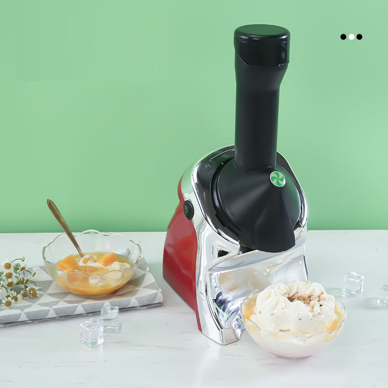 Electronic ice cream machine household electric fruit ice cream machine children's ice making