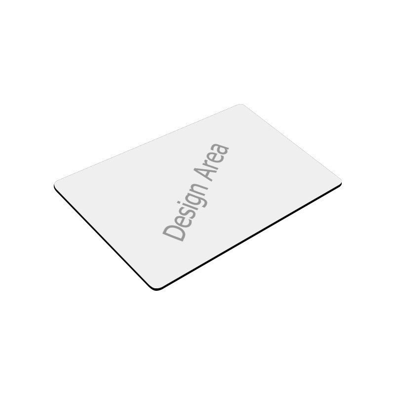 White doormat with Design Area text, perfect for indoor use and home decor.