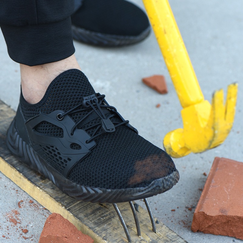 Safety shoes are breathable, lightweight, impact resistant, and puncture resistant. Labor protection shoes image 6