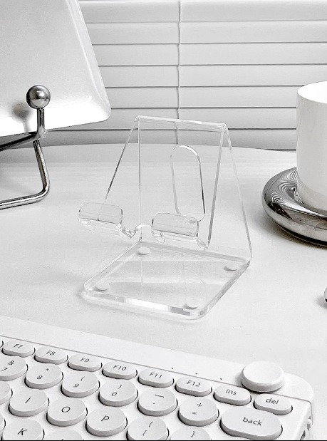 Acrylic phone stand office desk accessories desktop display mobile ...