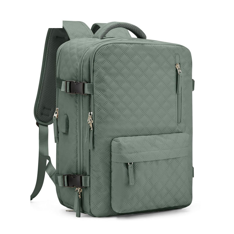 Travel backpack, women's short distance travel bag, large capacity college student computer