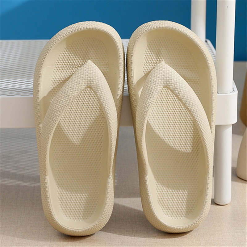 style flip flops non-slip outdoor summer soft bottom bathroom couple outdoor sandals casual thick bottom sandals image 3