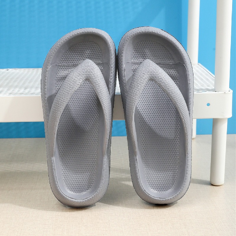 style flip flops non-slip outdoor summer soft bottom bathroom couple outdoor sandals casual thick bottom sandals