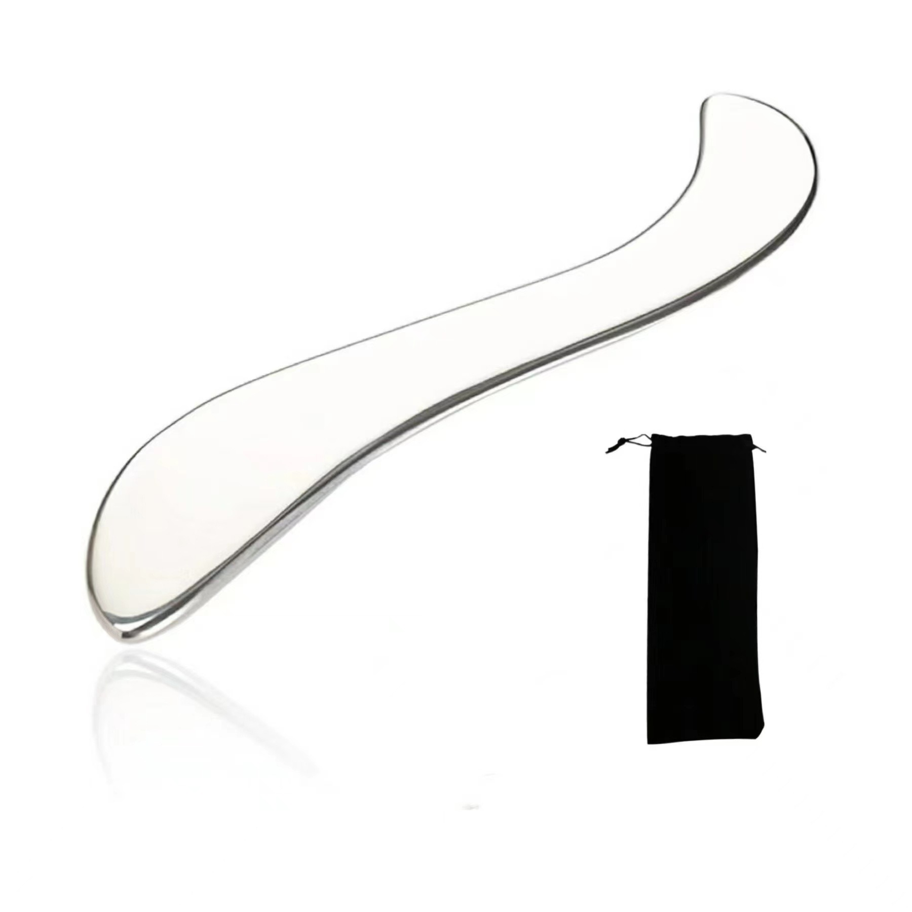 304 stainless steel fascia knife for loosening muscle tissue, scraping and relaxing S-shaped fascia knife for facial metal plate