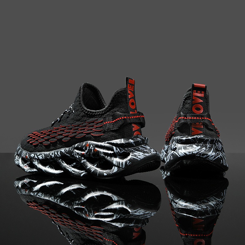Blade shoes men's casual shoes men's fly woven mesh breathable running shoes men's mesh shoes image 11