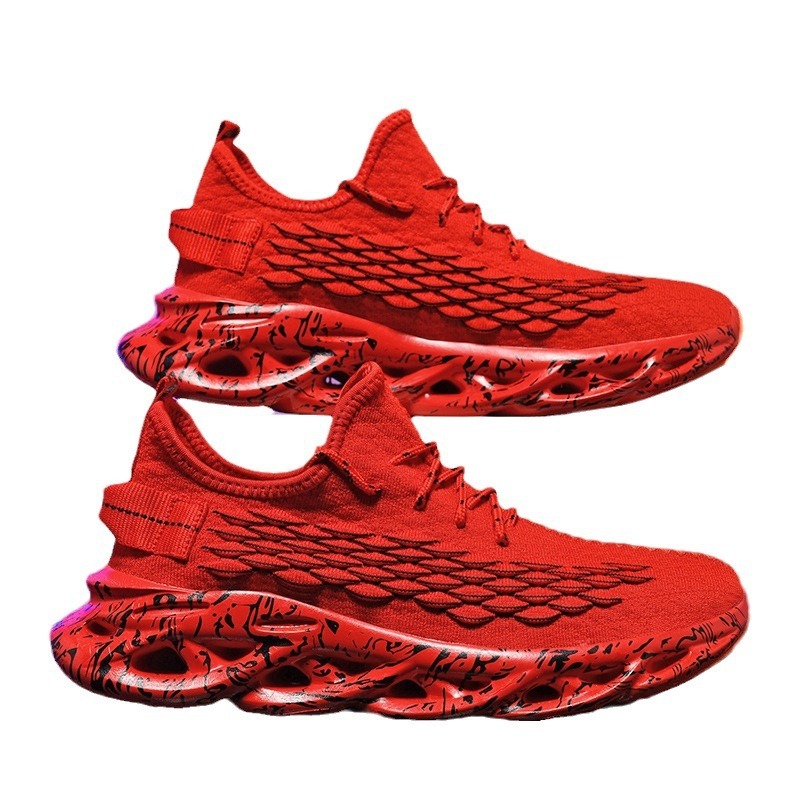 Blade shoes men's casual shoes men's fly woven mesh breathable running shoes men's mesh shoes image 7