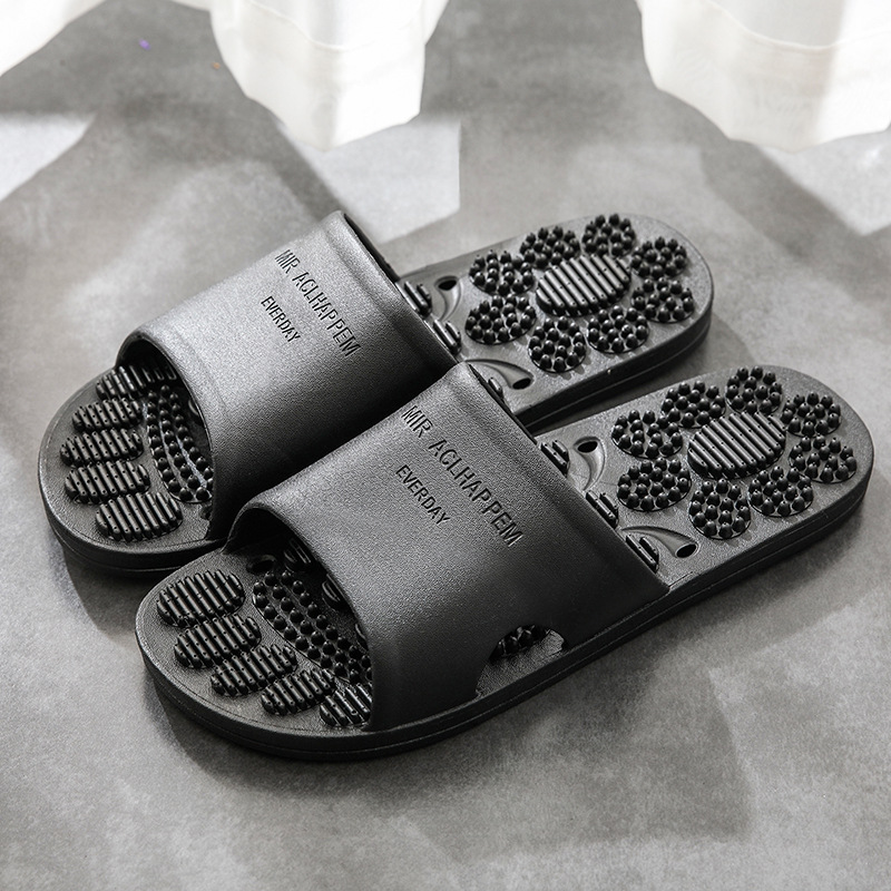 Home Bathroom Non-slip Indoor Slippers Supermarket Hotel Men's And Women's Massage House Soft Foams Slippers image 7