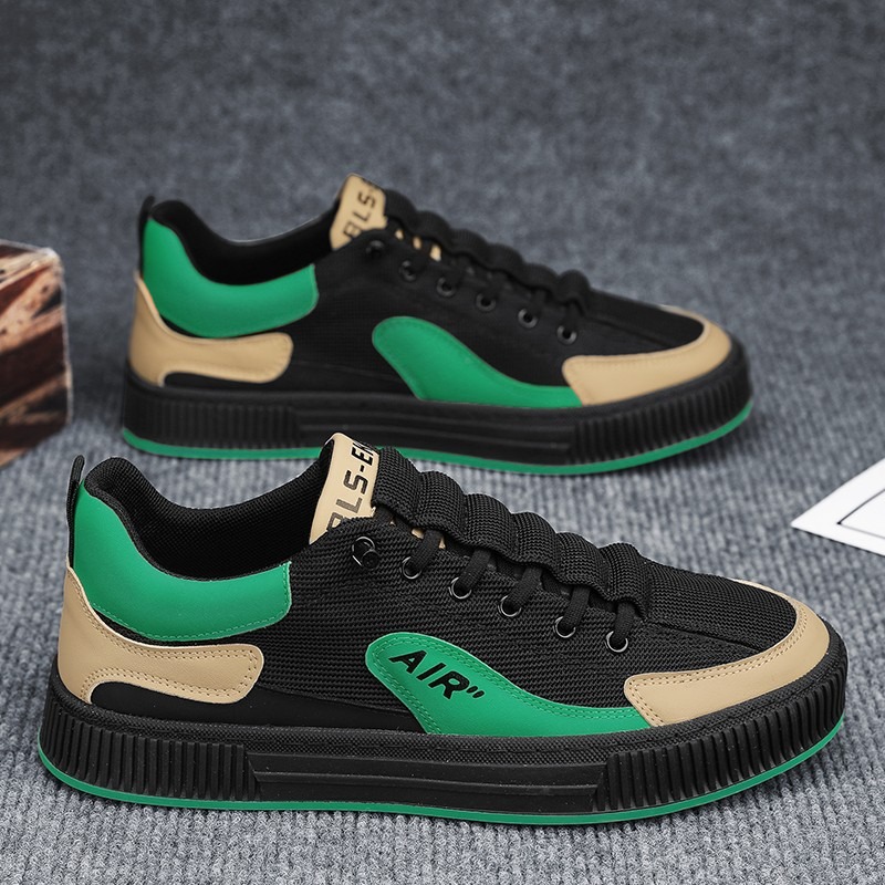 Breathable and popular kitchen work shoes, spring canvas board shoes for work image 3