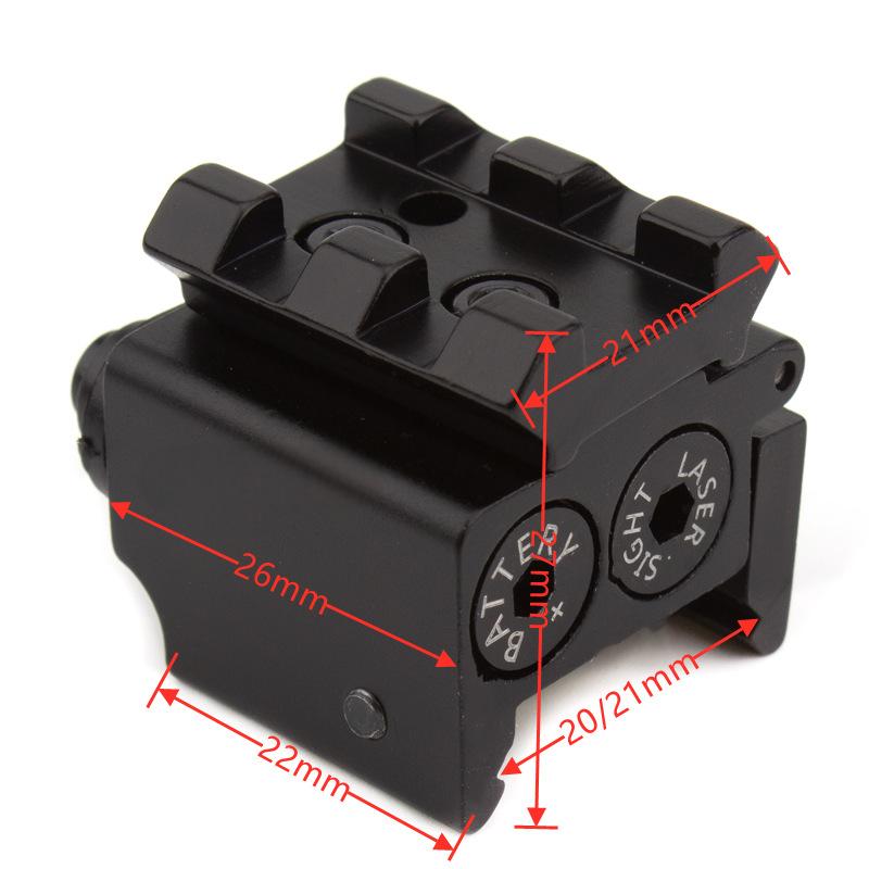 Low base small fishbone mini hanging red laser sight 20mm guide rail ...