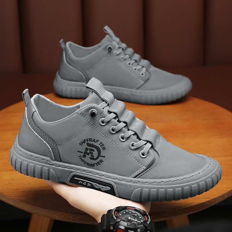 Labor protection shoes, men's shoes, summer breathable construction site work shoes, Korean version versatile cloth shoes image 6