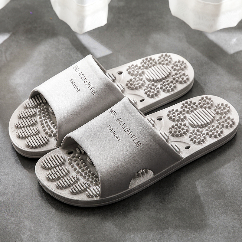 Home Bathroom Non-slip Indoor Slippers Supermarket Hotel Men's And Women's Massage House Soft Foams Slippers image 8