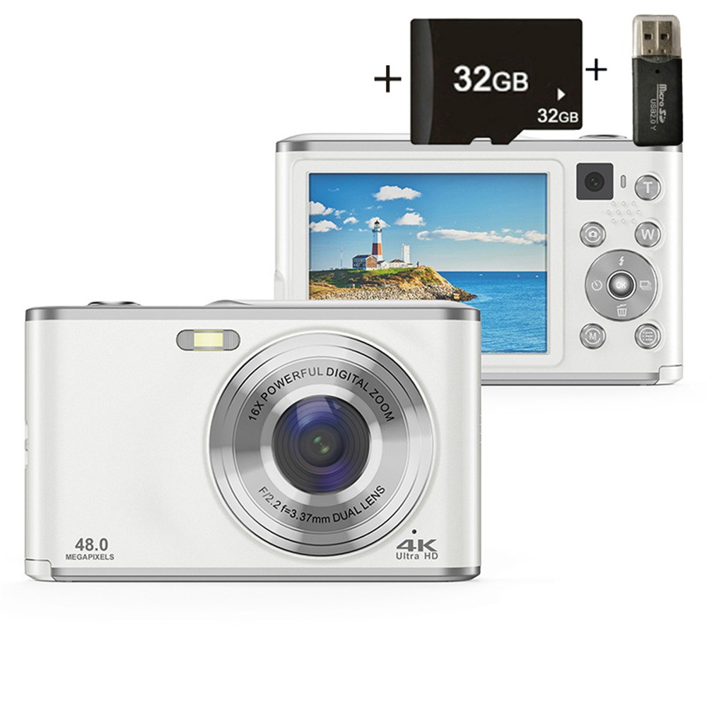 DC306 digital high-definition camera front and rear dual camera autofocus entry-level student card