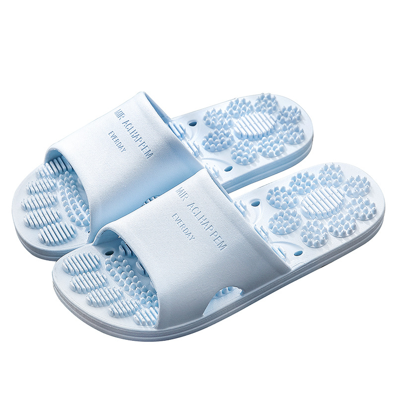 Home Bathroom Non-slip Indoor Slippers Supermarket Hotel Men's And Women's Massage House Soft Foams Slippers image 3