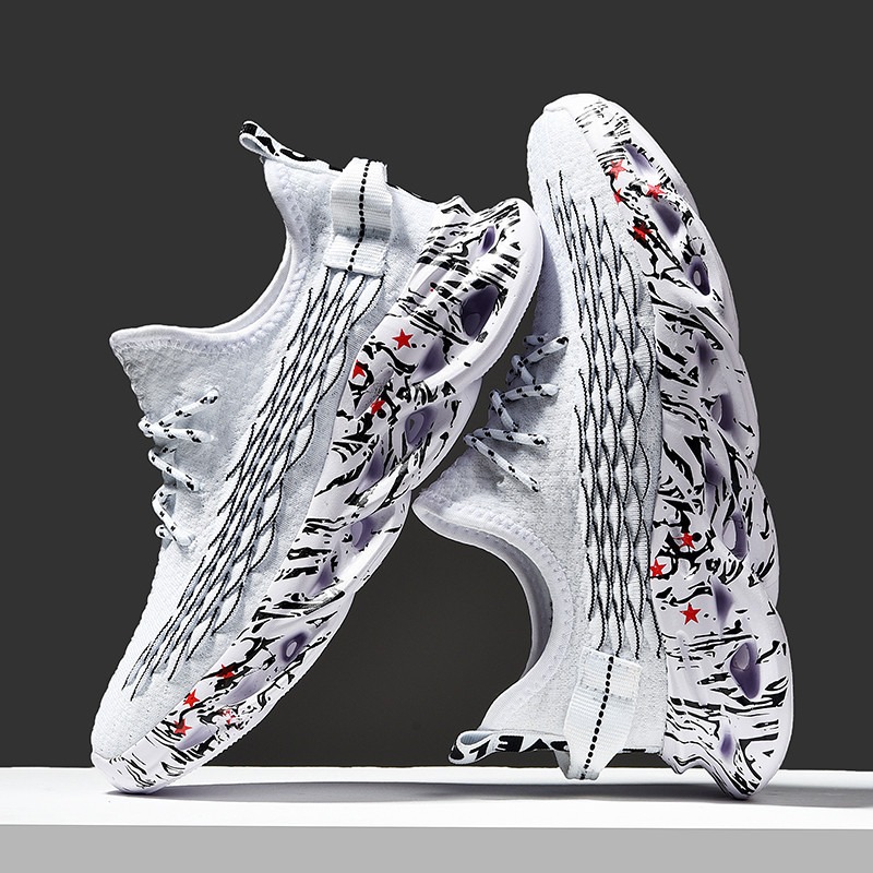Blade shoes men's casual shoes men's fly woven mesh breathable running shoes men's mesh shoes image 10