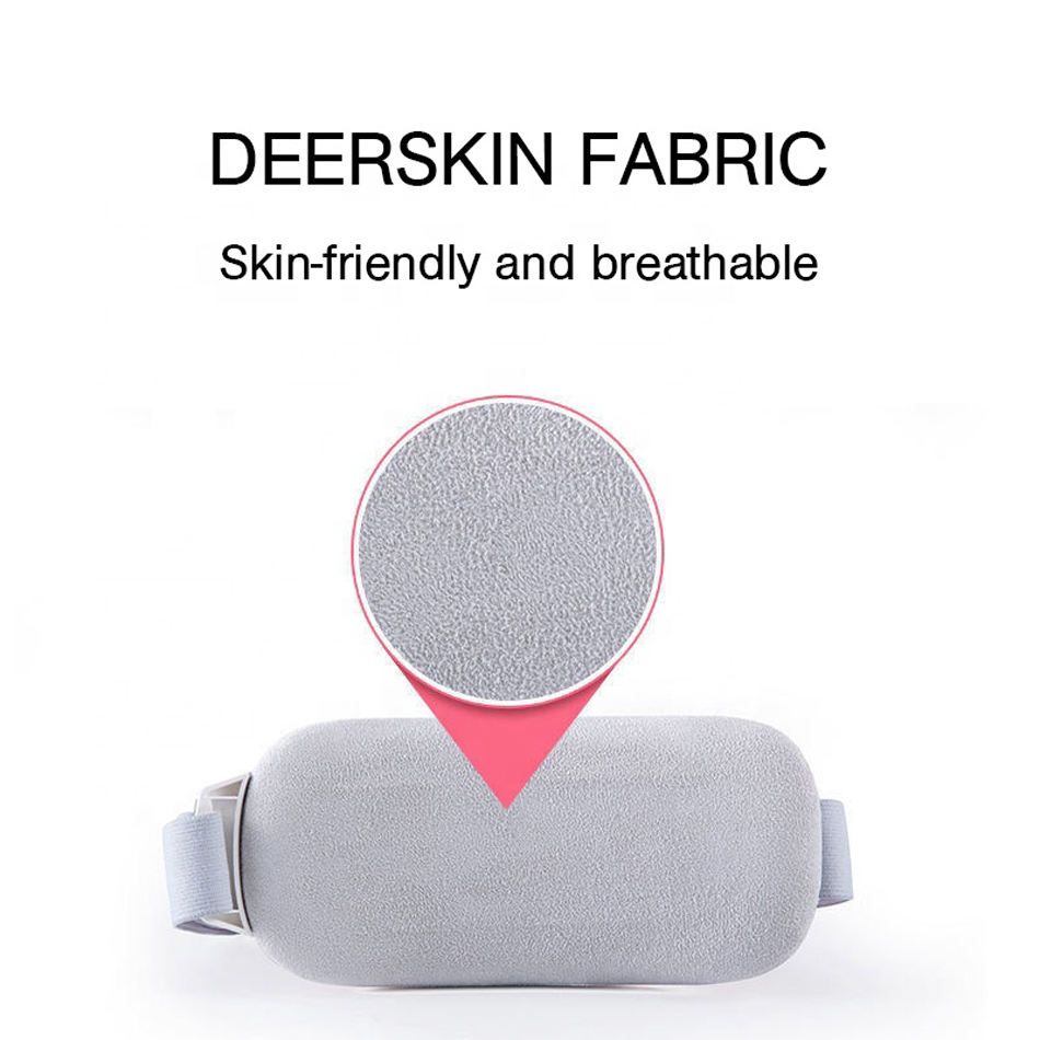 Close-up of soft pink deerskin fabric surface, breathable and skin-friendly