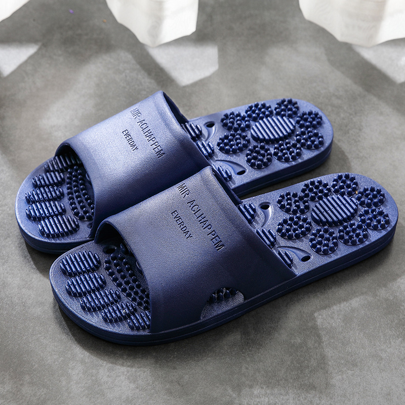 Home Bathroom Non-slip Indoor Slippers Supermarket Hotel Men's And Women's Massage House Soft Foams Slippers image 9