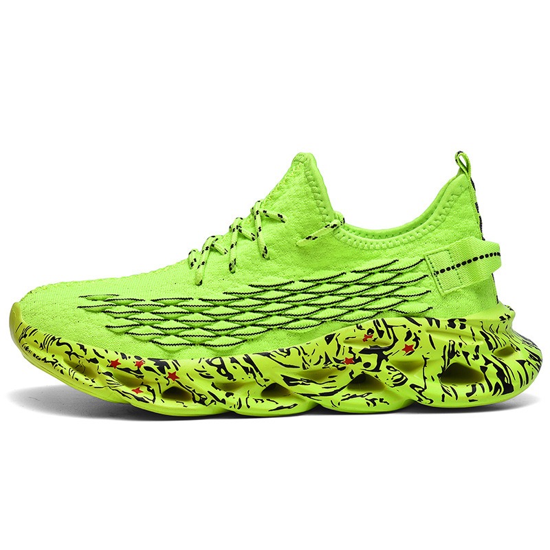 Blade shoes men's casual shoes men's fly woven mesh breathable running shoes men's mesh shoes image 3