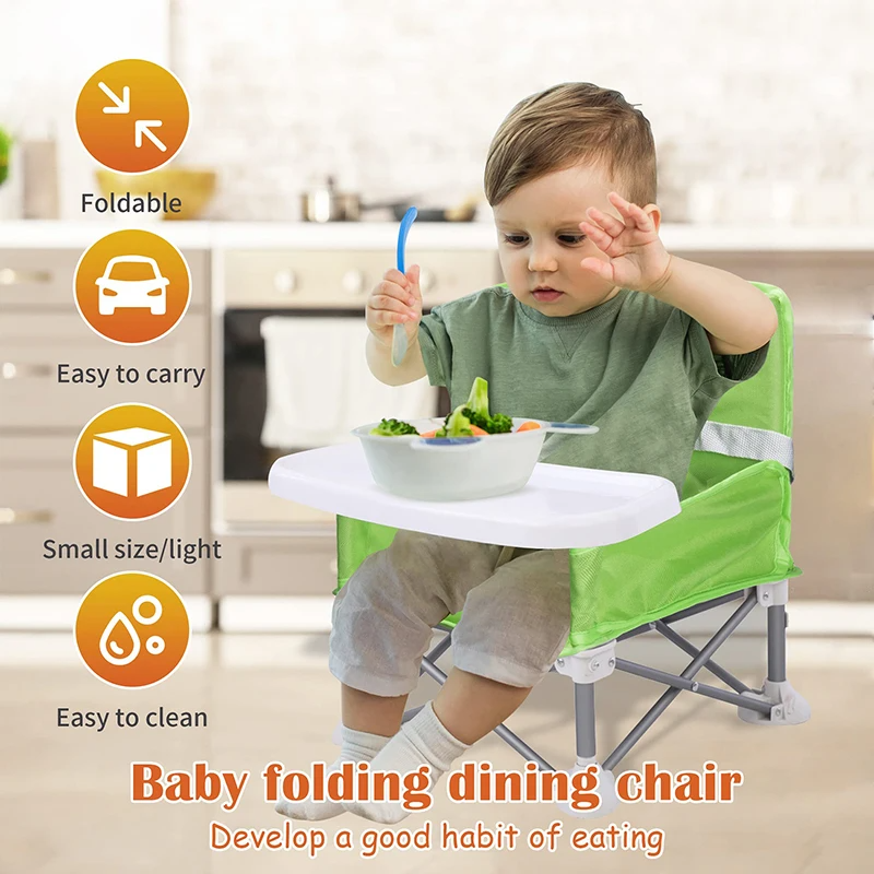 Baby Dining Chair Multifunctional Foldable And Portable Outdoor Beach Seat Furniture Supplies