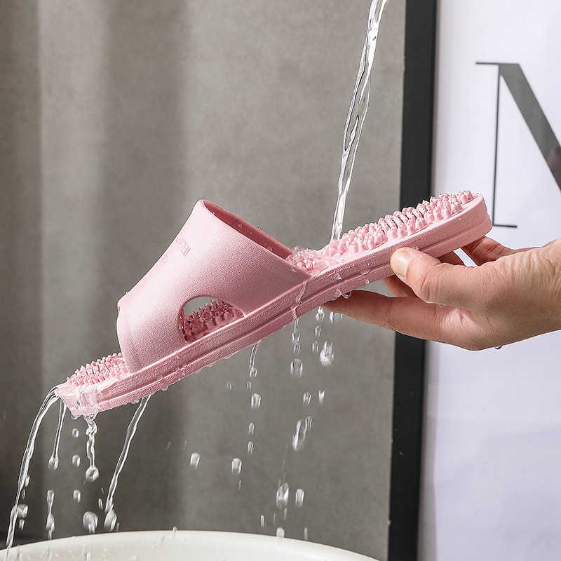Home Bathroom Non-slip Indoor Slippers Supermarket Hotel Men's And Women's Massage House Soft Foams Slippers image 4