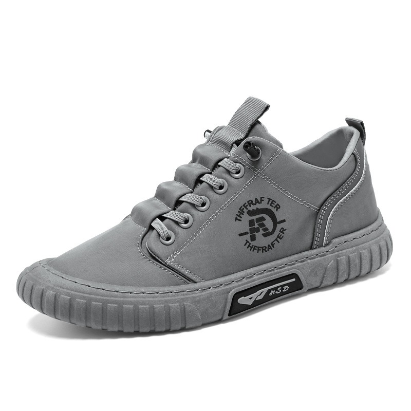 Labor protection shoes, men's shoes, summer breathable construction site work shoes, Korean version versatile cloth shoes image 4