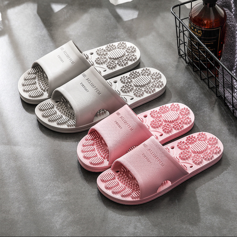 Home Bathroom Non-slip Indoor Slippers Supermarket Hotel Men's And Women's Massage House Soft Foams Slippers image 6