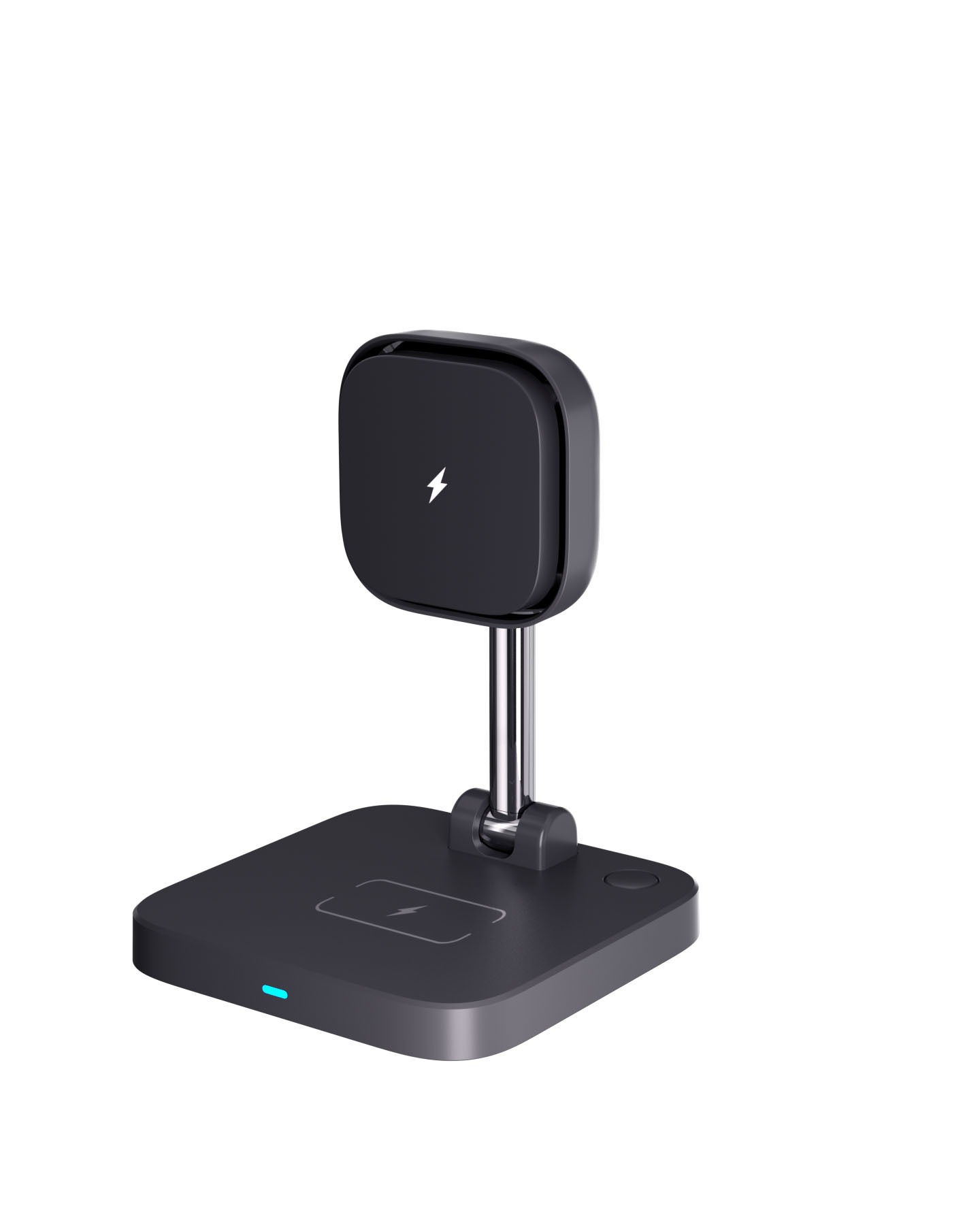 3-in-1 magnetic wireless charger holder with cooling fan suitable for wireless charging of iPhone