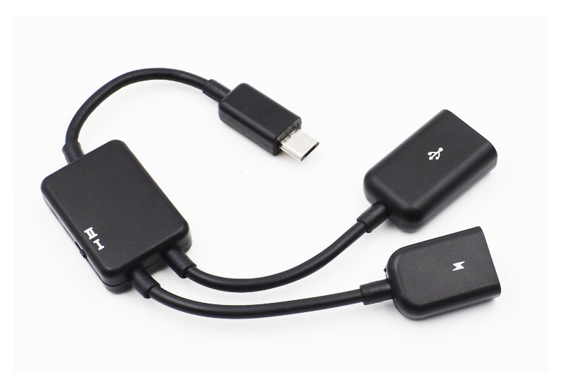 2-in-1 OTG Charging Cable for Tablets & Phones