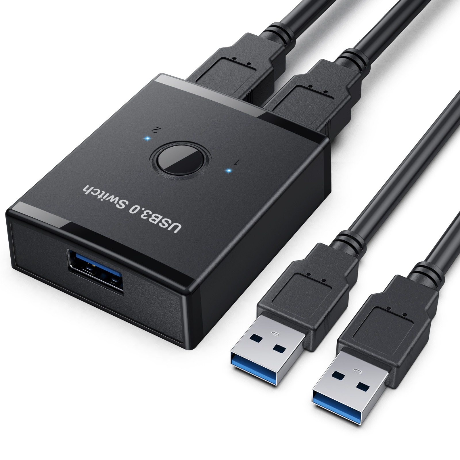 USB 3.0 HUB printer computer sharer 1 in 2 out/2 in 1 out USB 3.0 splitter