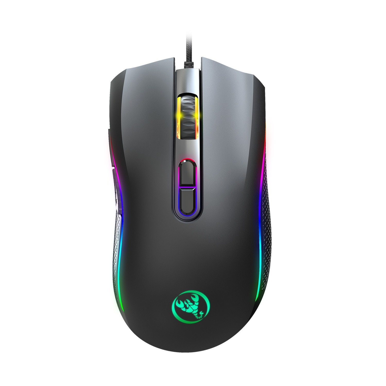 Computer gaming mouse e-sports internet cafe RGB luminous mouse e-sports chicken eating wired